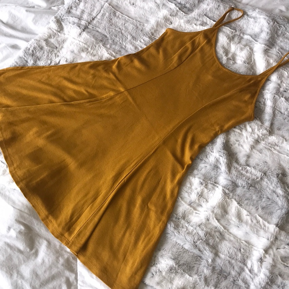 Basic Mustard Dress